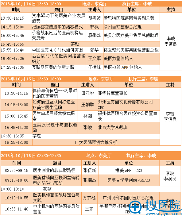 经营及互联网管理专场日程 经营及互联网管理专场日程