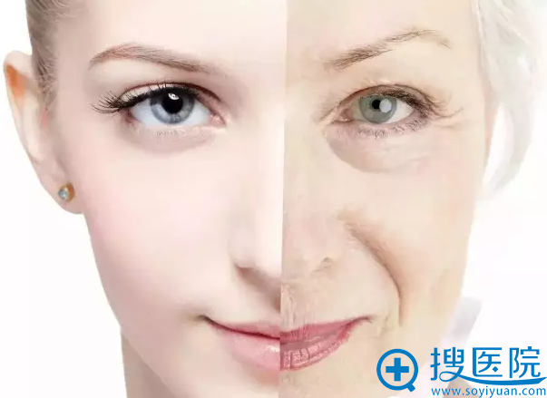 女性面部衰老对比 女性面部衰老对比