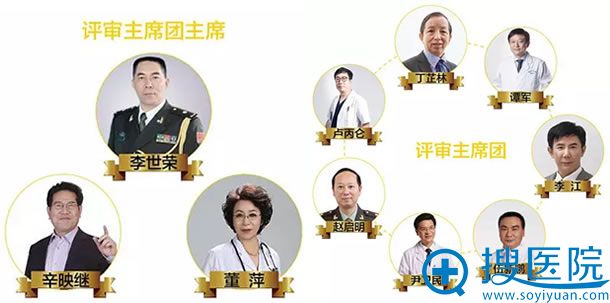 首届中国整形美容年度大奖评审团 首届中国整形美容年度大奖评审团
