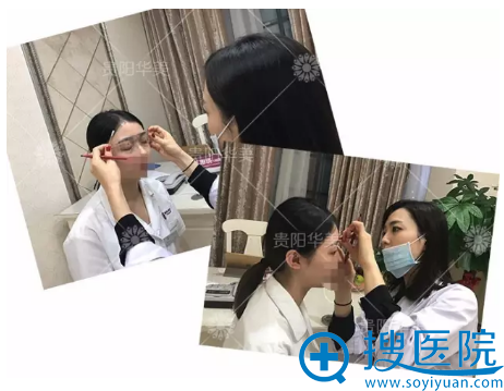 孔惠暎老师在设计眉毛 孔惠暎老师在设计眉毛