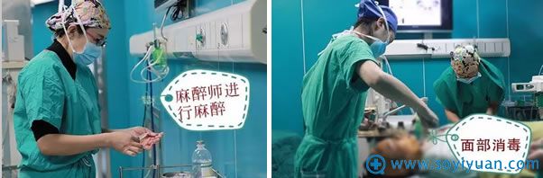 术前准备,面部消毒、麻醉 术前准备,面部消毒、麻醉