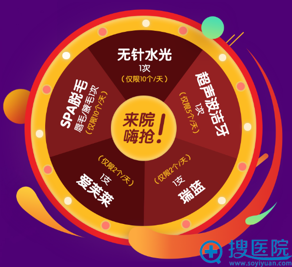 南京华美美容医院10月国庆节&周年庆优惠活动价格表一览