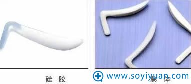 假体隆鼻材料示意图 假体隆鼻材料示意图
