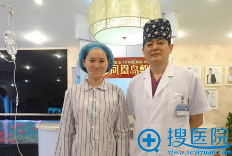 手术前,我与仝院长合影留念 手术前,我与仝院长合影留念