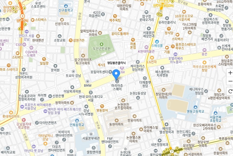 韓國清潭bomon皮膚科地址 韓國清潭bomon皮膚科地址