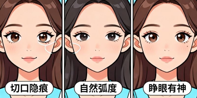 1. 她做双眼皮的基本思路