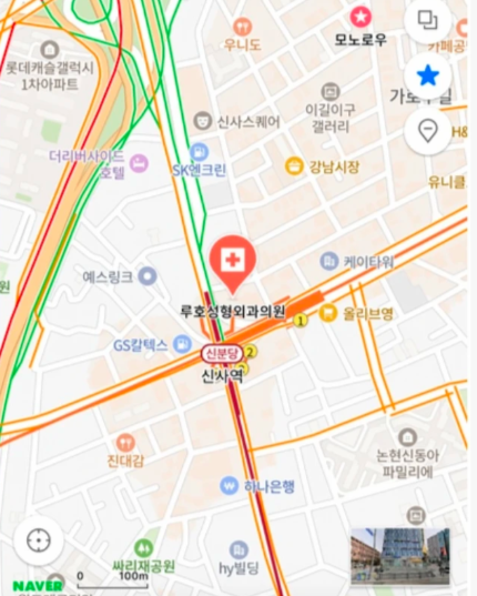 手把手教你:在Naver地圖上查一家韓國皮膚科